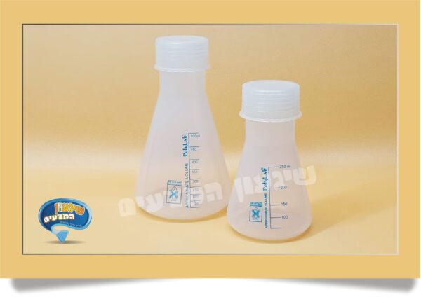 בקבוק ארלנמייר - ציוד וכלי מעבדה - שיגעון המדעים -מדע לילדים: ערכות מדע ציוד מעבדה ניסויים לילדים בקבוק ארלנמייר